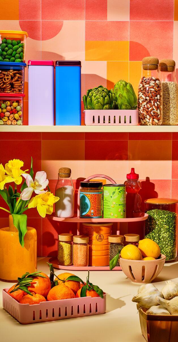 Spring Cleaning campaign — organized pantry shelf